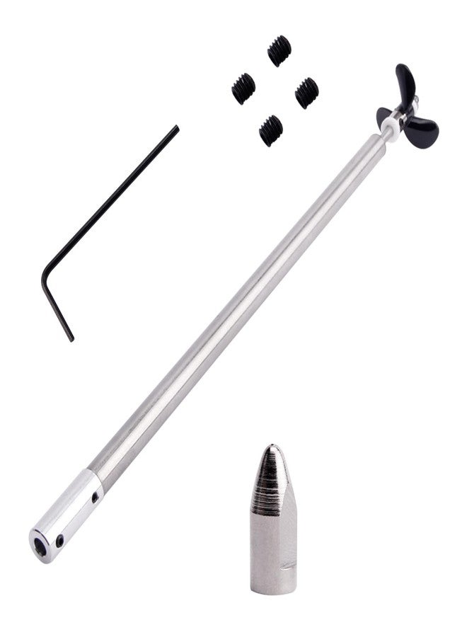 Fielect عمود إدارة Fielect مع مروحة ومفصل عالمي لقارب التحكم عن بعد، طول العمود 250 مم، طول الجلبة 200 مم، قطر المروحة 36 مم، مناسب لعمود محرك 5 مم - Image 1